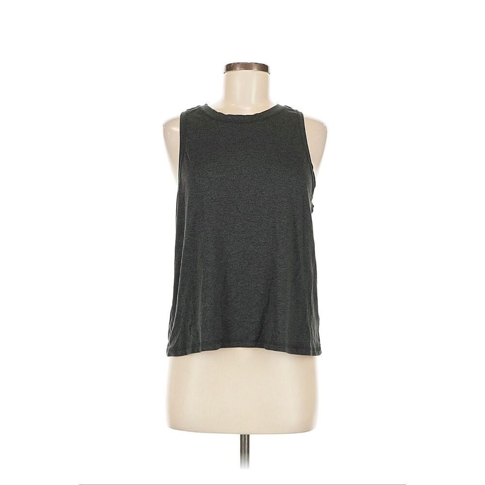 Athleta muscle tank top sz medium gray sleeveless top